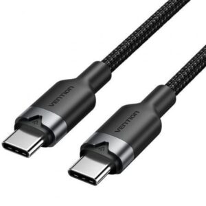 Cable Usb 2.0 Tipo-c 3a Usb Tipo-c Macho - Usb Tipo-c Macho 2mts 60w 480mbps