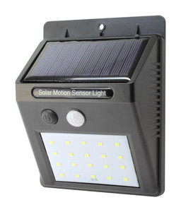 Mini aplique solar LED recargable de pared