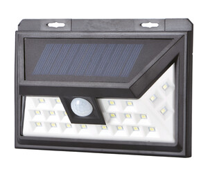 Aplique solar LED recargable, de pared