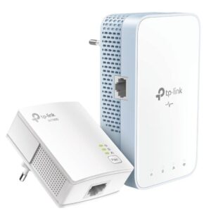 Adaptador PLC 1000Mbps y Repetidor Wifi AC1200 Pack de 2 unidades
