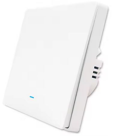 Interruptor Master Wifi + RF433 blanco 1 tecla
