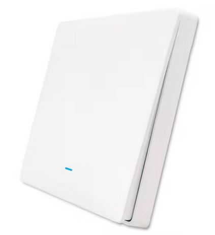 Interruptor transmisor RF433 1 tecla blanco