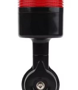 Baliza o Columna de Señalización LED diám. 55mm alt. 187mm ROJA IP65 | Fija o Intermitente 12-24v DC con zumbador