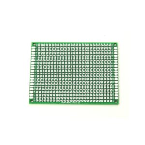 Placa PCB 6x8cm Perforada Doble Cara 2,54mm Prototipo