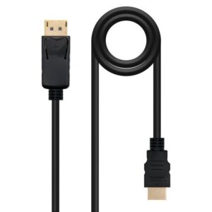 Cable Conversor Displayport Macho - HDMI Macho 1.5m Negro