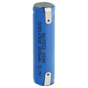 Batería recargable Li-Ion IRC14500 800mAh Con cto. de control