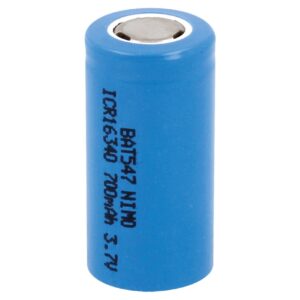 Batería recargable Li-Ion ICR16340 700mAh sin cto. de control