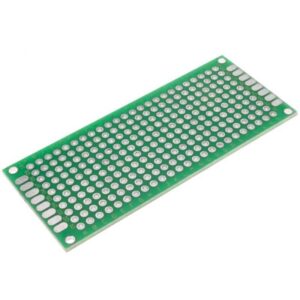 Placa PCB 3x7cm Perforada Doble Cara 2,54mm Prototipo