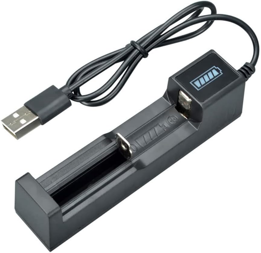 Cargador USB 18650 baterias litio 3,7v 21700 22650 bateria