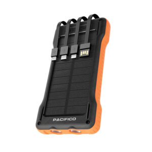 Powerbank solar con cables 10000 mAh