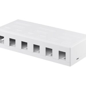 Caja Para Conexiones Keystone 6 Puertos,