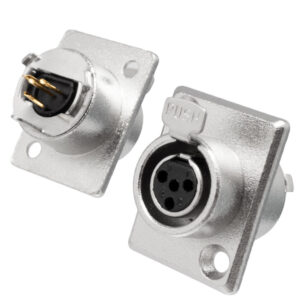 Base Mini Xlr Hembra 4p