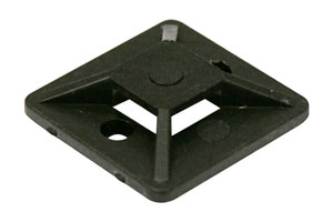 Lote 100 Bases Brida 18mm X 18mm. Negra.