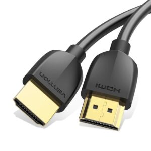 Cable Hdmi 2.0 4k Portatil Vention Aaibd/ Hdmi Macho - Hdmi Macho/ 50cm/ Negro