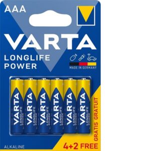Pila Varta Alkalina Aaa - Lr03 (blister 4+2)
