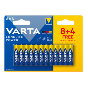 Pila Varta Alkalina Aaa - Lr03 (blister 8+4)