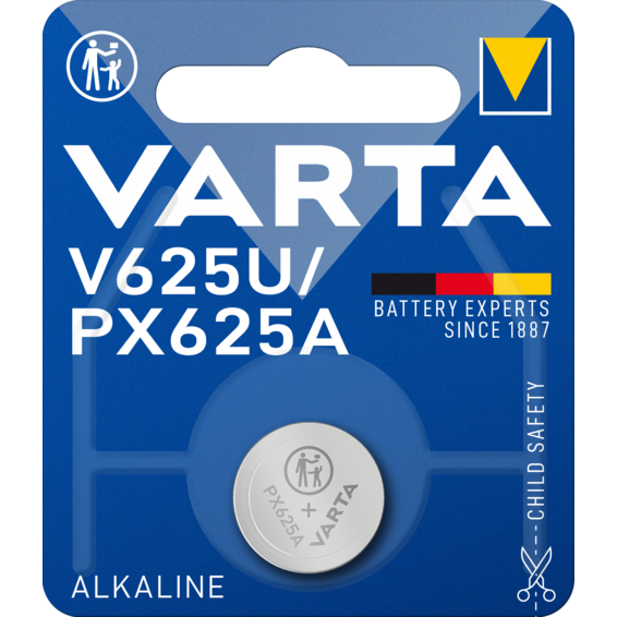 Micro Pila Boton Varta Alkalina V625u Lr9 (blister 1 Unid.)