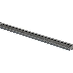 Organizador De Cables Con Ventana Central Y Cepillos 1u 19"