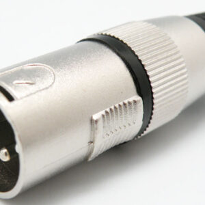 Conector 3p Canon/xlr Macho Aereo Linea Negra