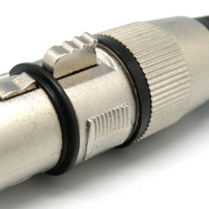 Conector 3p Canon/xlr Hembra Aerea Linea Negra