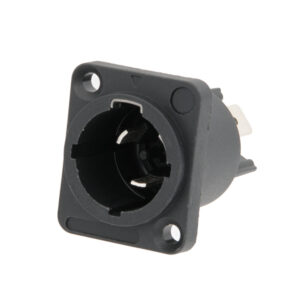 Base Macho Para Connectores De Corriente 3 Contactos 20a, Powercon True1