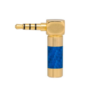 Conector Audio Jack 3.5mm Macho Trrs Acodado Metal