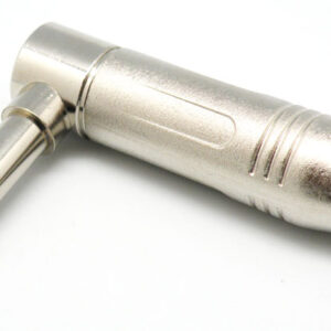 Conector Jack 6.35mm Macho Ts/mono Acodado Metal
