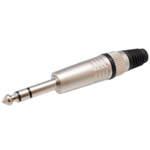 Conector Jack 6.35mm Macho Trs/estereo Metal