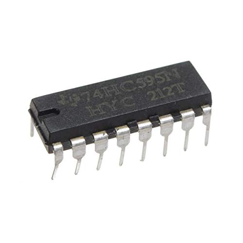 74hc595 Registro Desplazamiento 8 Bits Ttl Dip16 Serie A Paralelo
