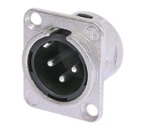 Conector Neutrik Chasis Xlr 3p. Macho Nc3md-lx