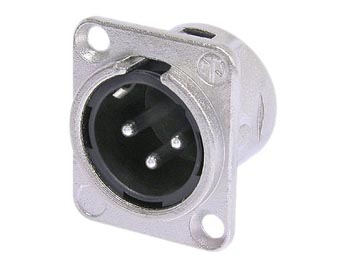 Conector Neutrik Chasis Xlr 3p. Macho Nc3md-lx
