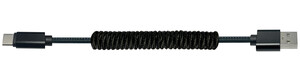 Conex. Usb A Macho A Tipo C Macho 0,15-1.5mt Rizada