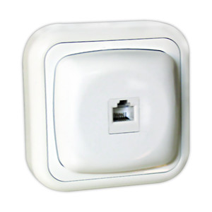 Base Telefónica Superficie Rj11. 6p/4c.