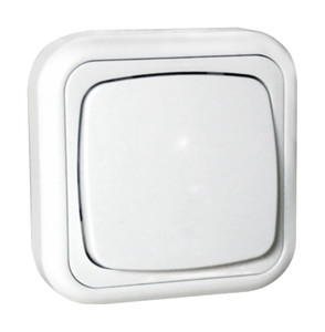 Pulsador De Superficie 10a/250v. Blanco.