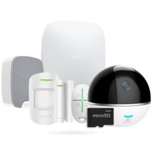 Kit Sirenkit Plus Ajax De Alarma Con Sirena Y Cámara
