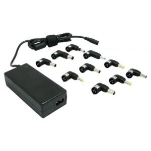Cargador De Portátil Leotec/ 70w/ Automático/ 10 Conectores/ Voltaje 15-20v