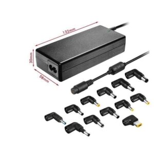 Cargador De Portátil 90w Automático 12 Conectores Voltaje 15-20v