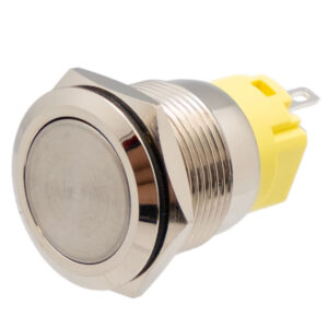 Interruptor Unipolar Anti-vandálico 19mm 2 Pos. 3 Cont. Off-on Na/nc Faston