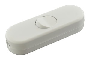 Interruptor Bipolar Pasante Blanco Tornillo