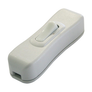 Interruptor Unipolar Pasante Blanco Tornillo