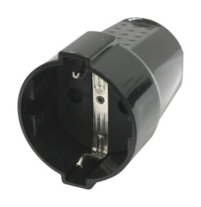 Base Móvil 4,8 Mm T/tierra 16a Negra