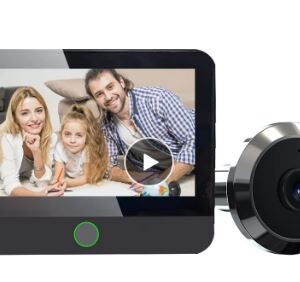 Mirilla Wifi Ir Con Pantalla 4,3 Pulgadas Color