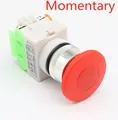 Pulsador De Emergencia Sin Retención 24mm 660v 10a