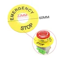 Anillo Amarillo 60mm De Emergencia