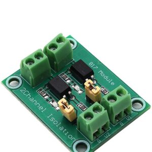 Modulo Optoacoplador Placa De Aislamiento De 2 Canales Pc817 3.6-24vdc