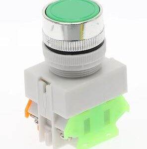 Pulsador Panel 24mm Verde 660v 10a Nc No Spdt