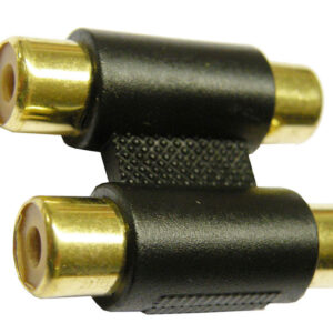 2x Rca Hembra - 2x Rca Hembra, Dorado