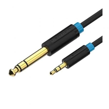 Cable Audio Mini Jack 3.5mm Macho Trs A Jack 6.35mm Macho Trs 1mt