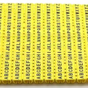 Identificador De Cable A-z Para 6mm 150 Piezas