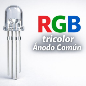 [lote De 10 Unids.] Diodo Led Ultra Brillo 5mm Rgb 60ma 4 Pines Anodo Comun